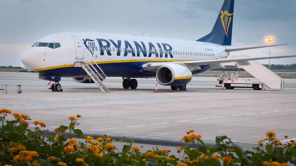 A Boeing 737-800 aircraft operated by Malta Air in Ryanair livery, registration 9H-QAY, is on the apron at Paphos International Airport in Paphos, Cyprus, on November 9, 2023. (Photo by Mateusz Wlodarczyk/NurPhoto via Getty Images)