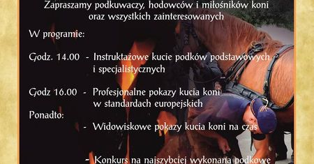 Otwarte Warsztaty Podkuwnicze w Wojciechowie