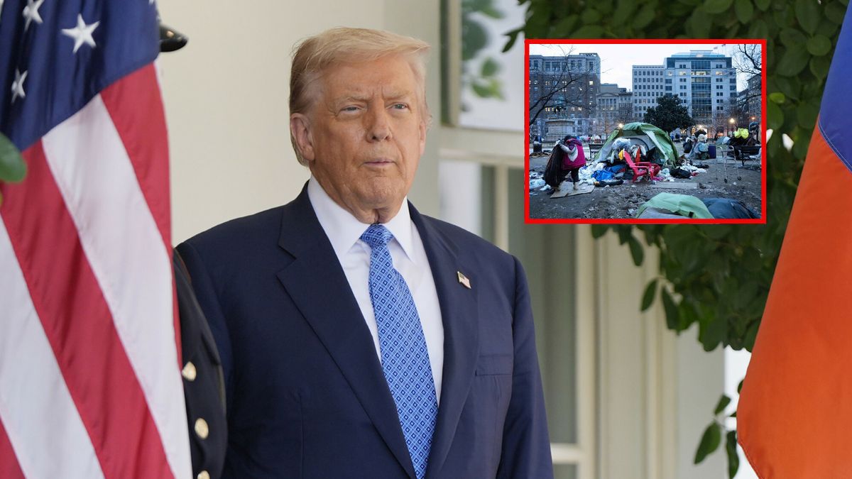  Trump: Bezdomni muszą opuścić Waszyngton