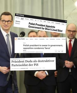 Jest tymczasowy rząd PiS. Zagraniczne media bezlitosne