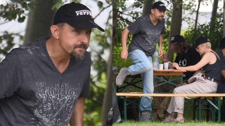 Monika Richardson z partnerem i pasierbem na gali VIP Cross