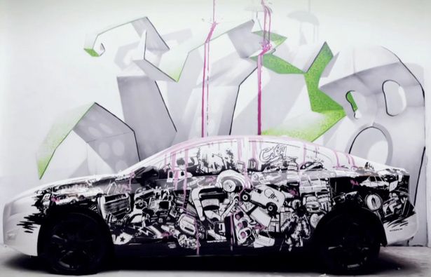 Volvo S60 płótnem dla artystów [wideo]