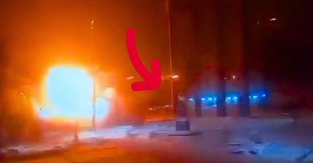 Eksplozje we Lwowie. Dron uderzył tuż przy pomniku Bandery