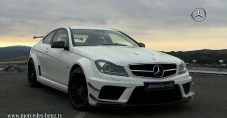 Mercedes C 63 AMG Coupe Black Series na nowym promocyjnym wideo