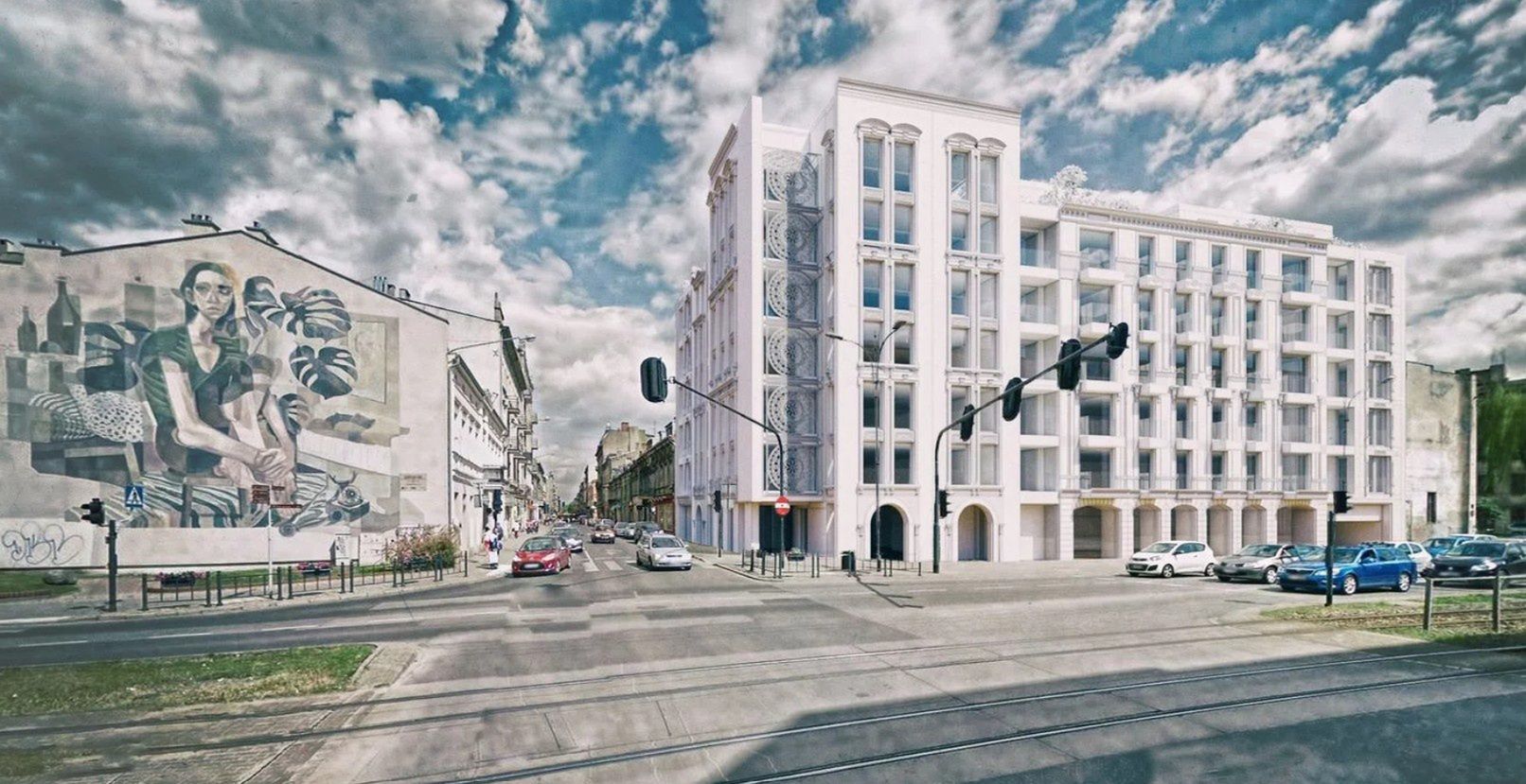 Biała Kamienica nawiązuje stylem do architektury XIX w.