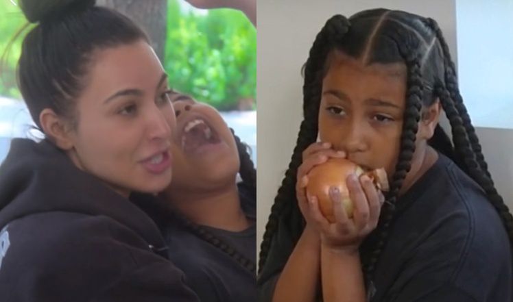 Kim Kardashian oraz widzowie są zdziwieni zachowaniem North West