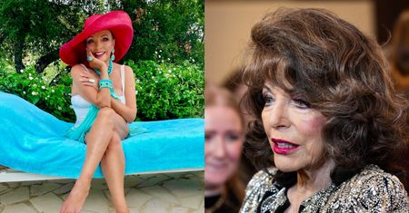 93-letnia Joan Collins pokazuje, że wiek to tylko liczba: "Nie stosujcie DIET, po prostu jedzcie mniej"