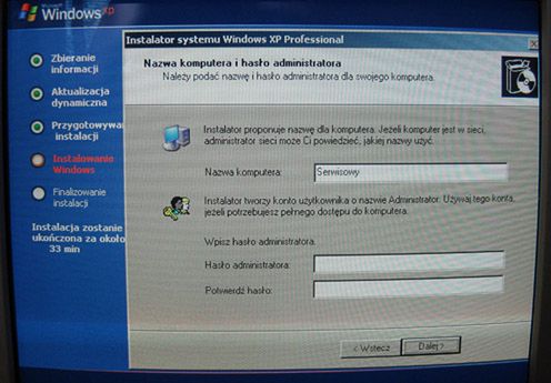 Instalacja Windows XP krok po kroku 15