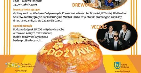 Dożynki Gminy Bychawa 2019. Gwiazdą wieczoru będzie zespół Veegas