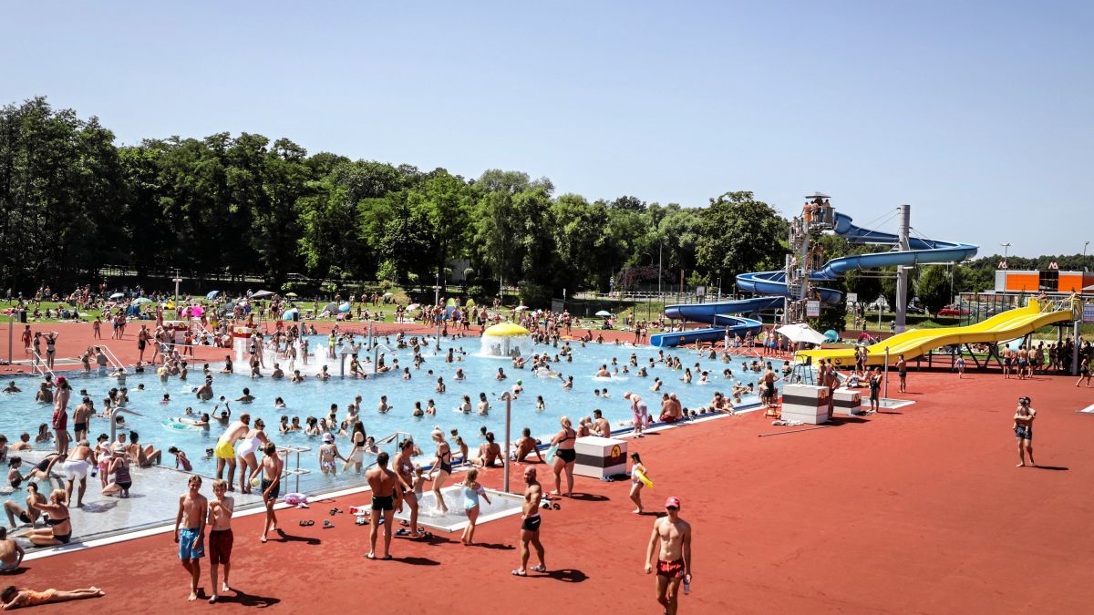 Dramatyczne sceny na kąpielisku w Rybniku; zdj. archiwalne