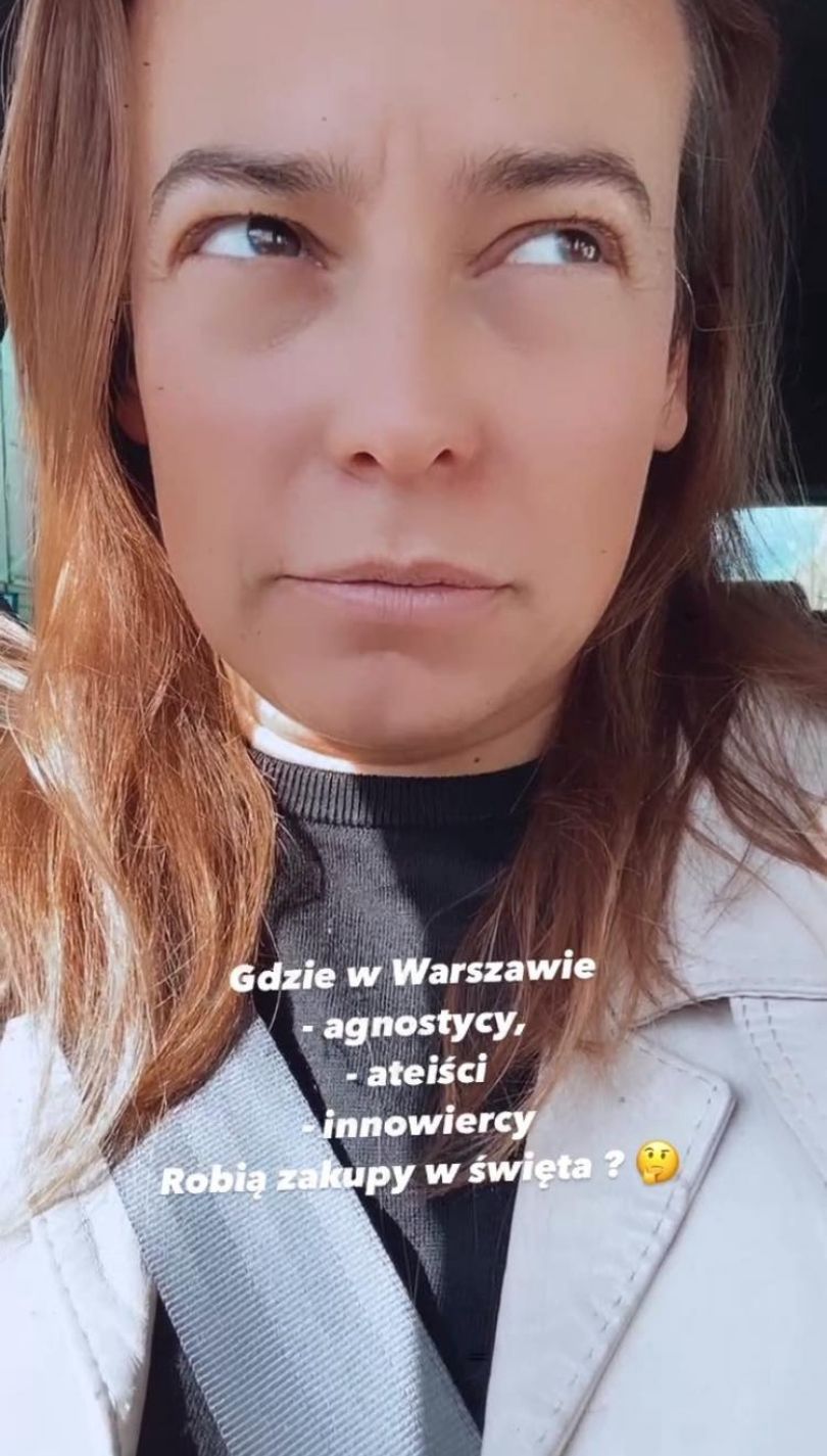 Anna Mucha narzeka na zamknięte sklepy