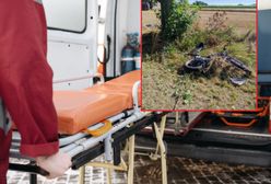 Nastolatkowie rozbili się motocyklem na drzewie