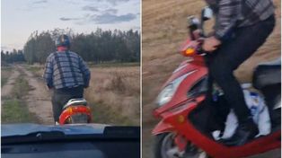 Wideo: Motorowerzysta "kaskader" uciekał przed policją. Miał kilka powodów