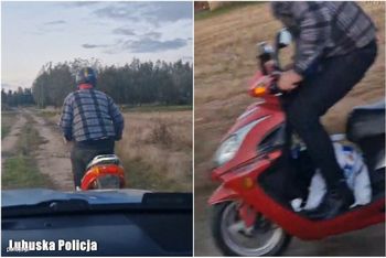 Wideo: Motorowerzysta "kaskader" uciekał przed policją. Miał kilka powodów