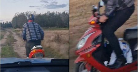 Wideo: Motorowerzysta "kaskader" uciekał przed policją. Miał kilka powodów