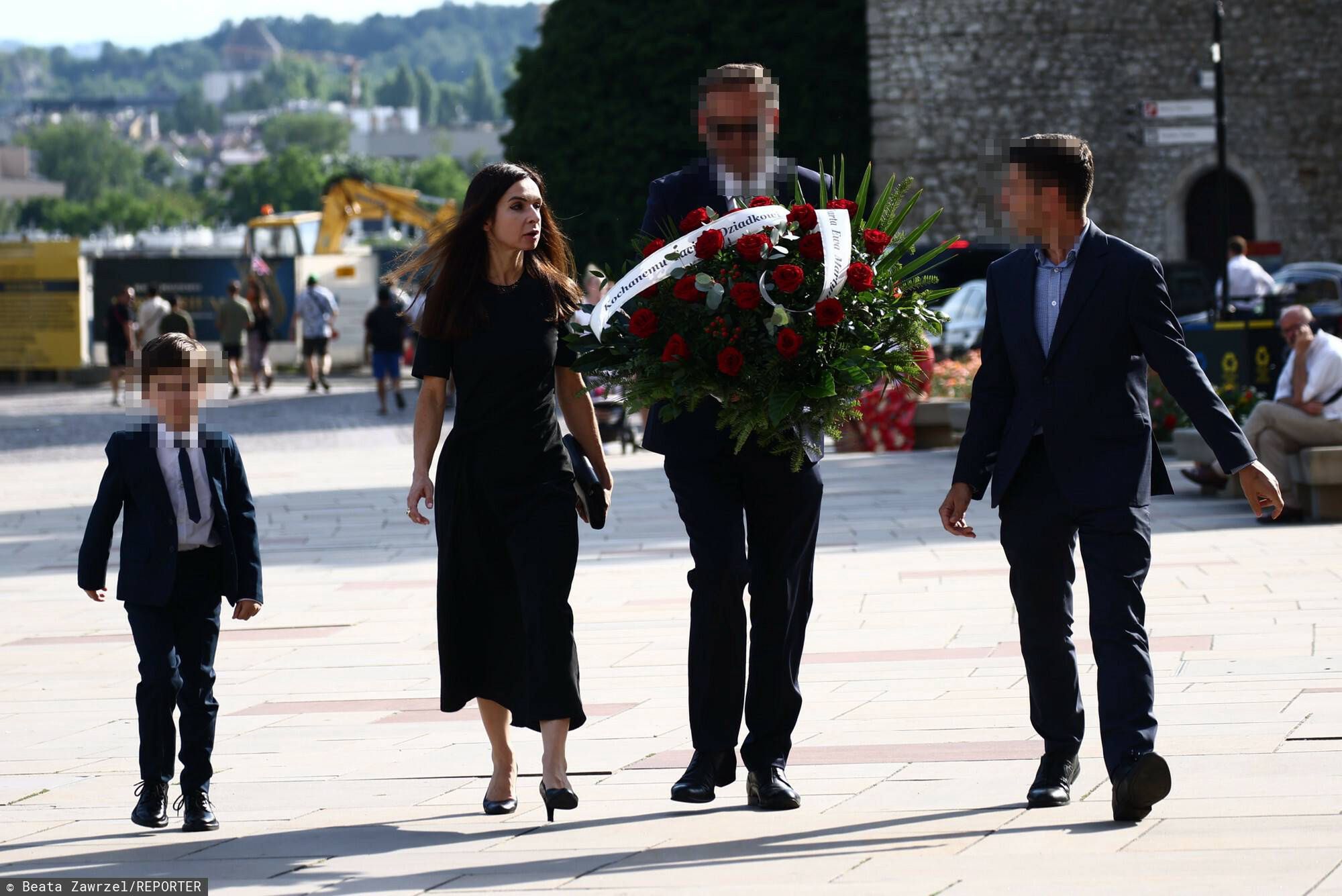 Marta Kaczyńska w Krakowie z bliskimi