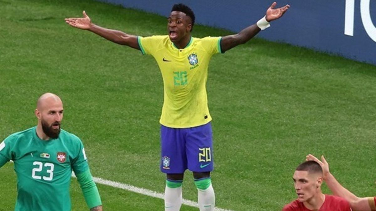 Vinicius Junior w barwach reprezentacji Brazylii