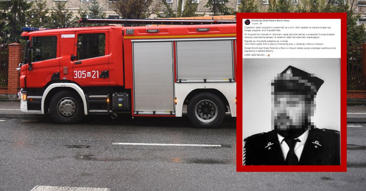Zmarł strażak z OSP w Bieruniu
