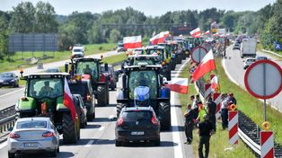 Rolnicy zablokowali S3! Traktory na ekspresówce, gigantyczne korki nad morze