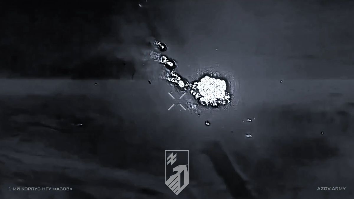 Rosyjska grupa szturmowa unieszkodliwiona artylerią.