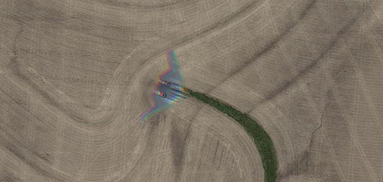 Samolot widmo w Google Maps. Udało się go uchwycić na zdjęciu