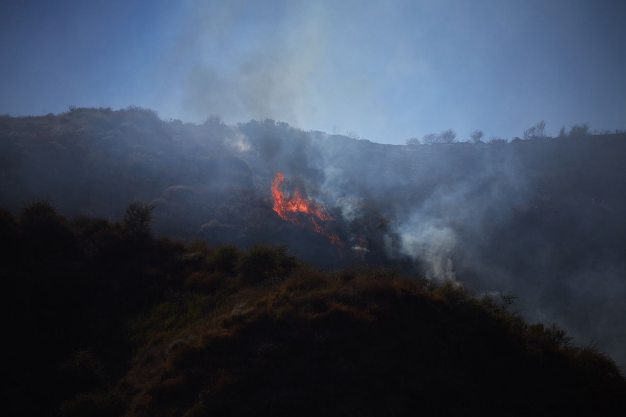 After the fires, large charred areas will remain.