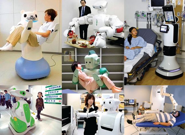 Roboty szpitalne w Singapurze