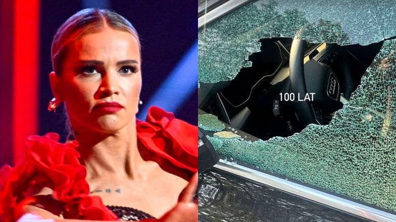 Maffashion pokazała wybitą szybę w samochodzie