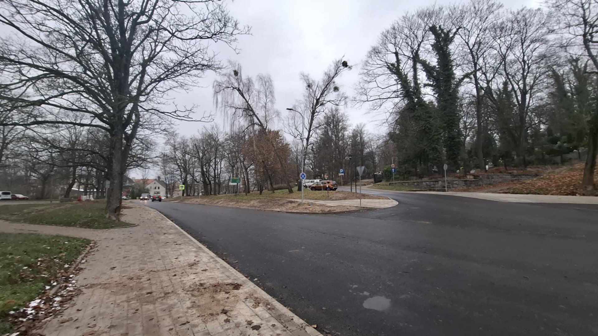 Ulica Kaszubska już przejezdna po remoncie.