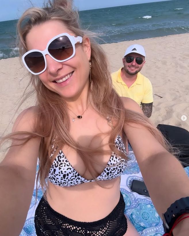 Magdalena Narożna w bikini