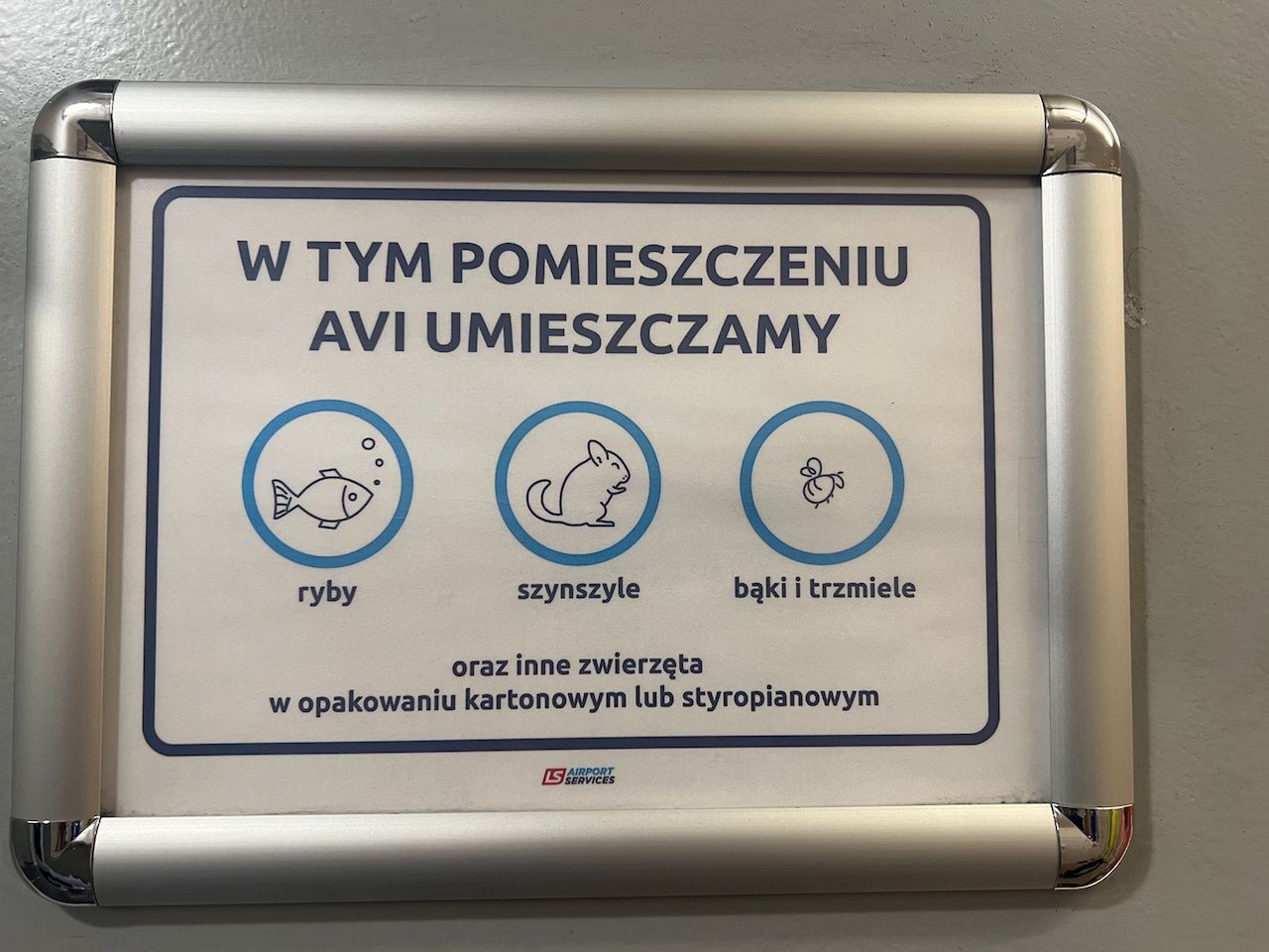 LS Airport Services. Terminal cargo