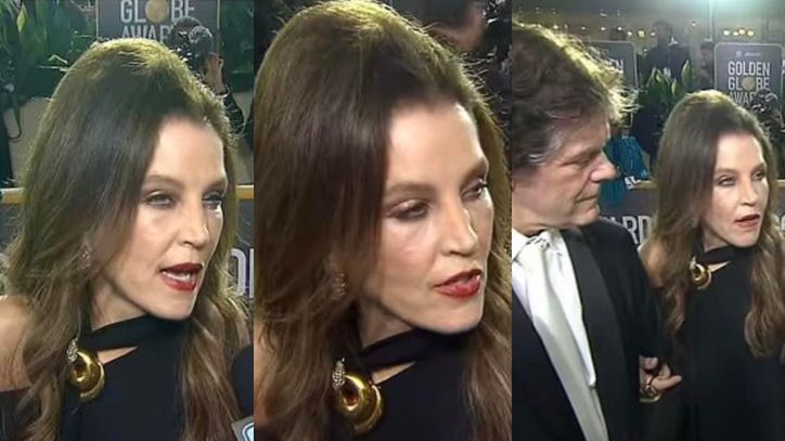 Lisa Marie Presley udzieliła na gali Złotych Globów ostatni wywiad PRZED ŚMIERCIĄ. 56-latka ledwo stała na nogach...