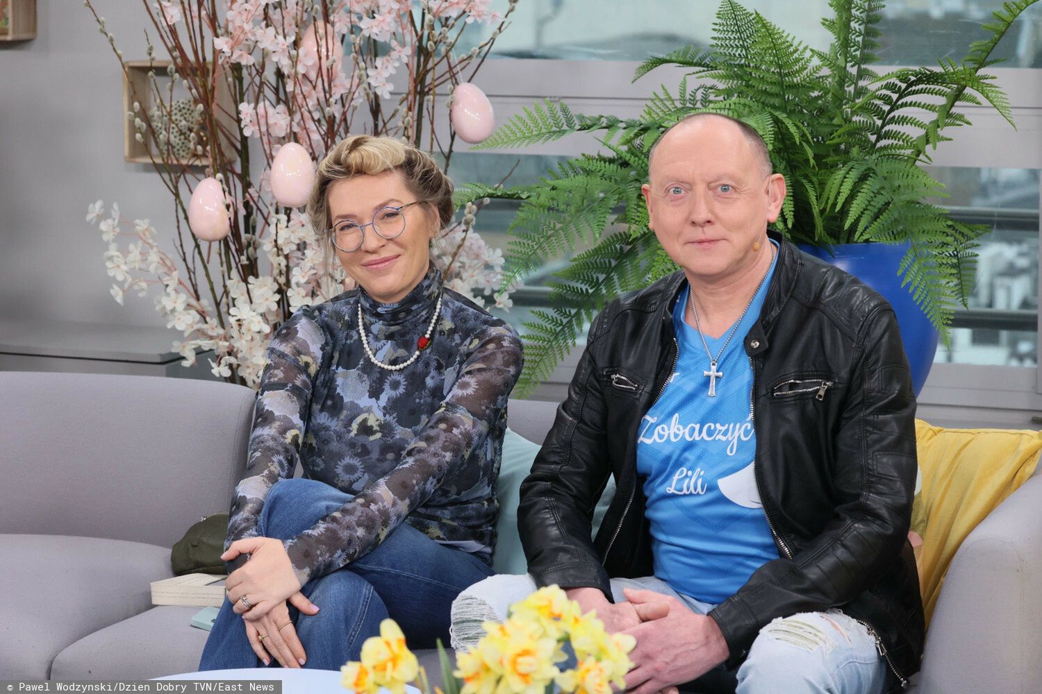 Dzie? Dobry TVN i jego go?cie - kwiecie? 2023
Fot. Pawel Wodzynski/DDTVN/East News. Warszawa, 02.04.2023. Na planie programu Dzien Dobry TVN. N/z Pawel Burczyk Olga Legosz .
Pawel Wodzynski
