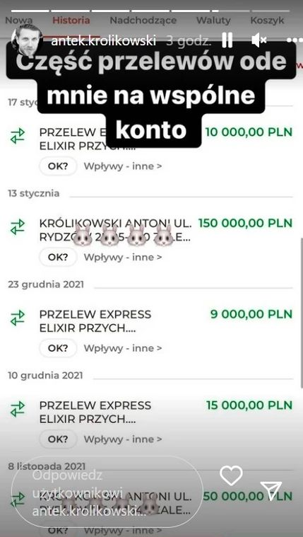 Poprzednie "dowody" Antka, podważone przez Joannę