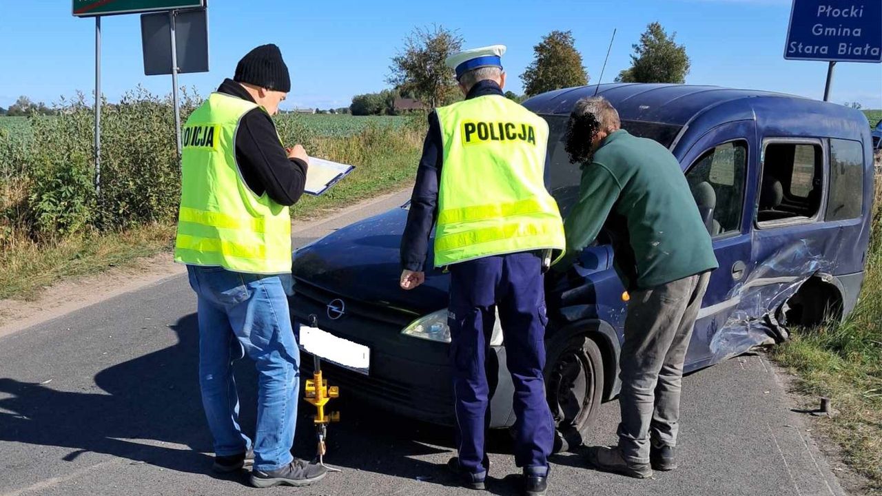 Kolizja w miejscowości Nowe Karwosieki!