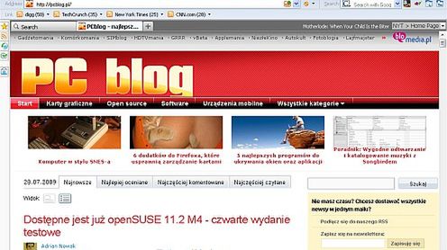 Lunascape 5.1.3 z silnikiem najnowszego Firefoxa 1