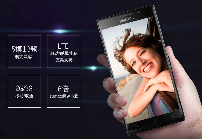 Philips I966 Aurora. Smartfon Philipsa z ekranem Quad HD 3