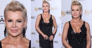 Joanna Racewicz kusi opalonym dekoltem na Balu Dziennikarzy