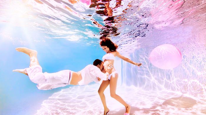 Fotografia ciążowa... pod wodą 1