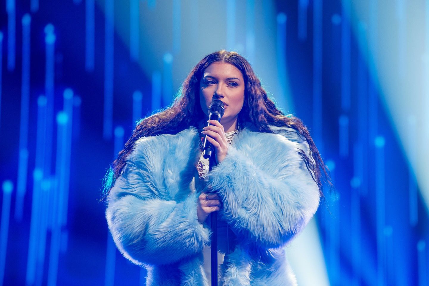 Viki Gabor podczas krajowych eliminacji do Eurowizji