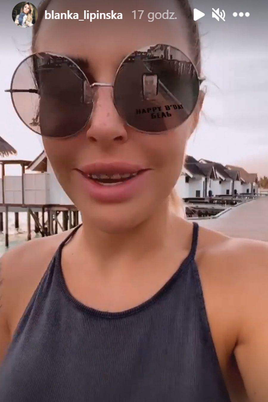 Blanka Lipińska na Malediwach