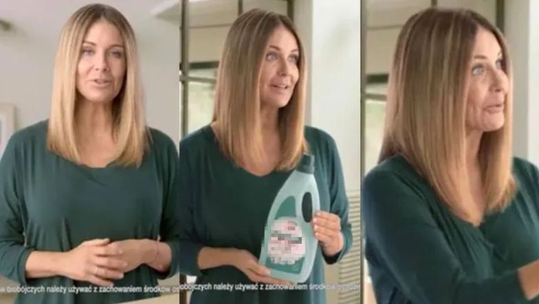 Małgorzata Rozenek wystąpiła w reklamie... środków czyszczących do podłóg (WIDEO)