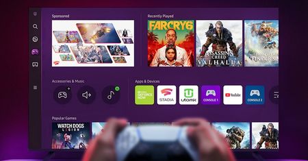 Gaming Hub i cloud gaming w telewizorach Kiano TV Tizen OS Powered by Samsung