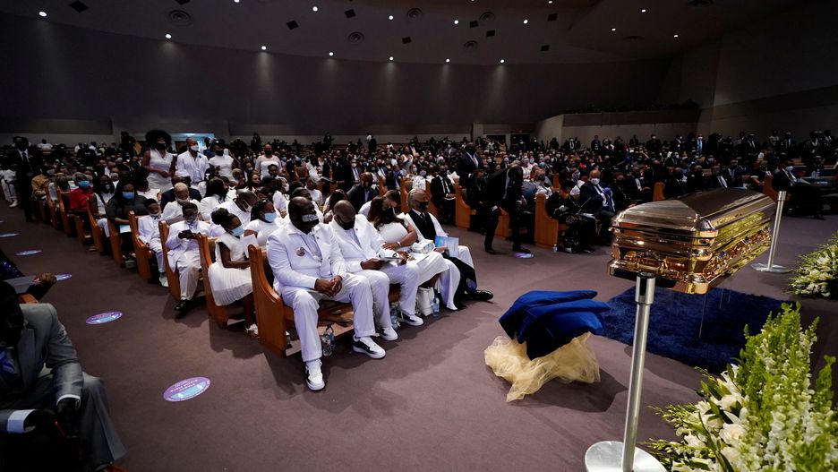 USA. W Houston rozpoczął się pogrzeb George'a Floyda