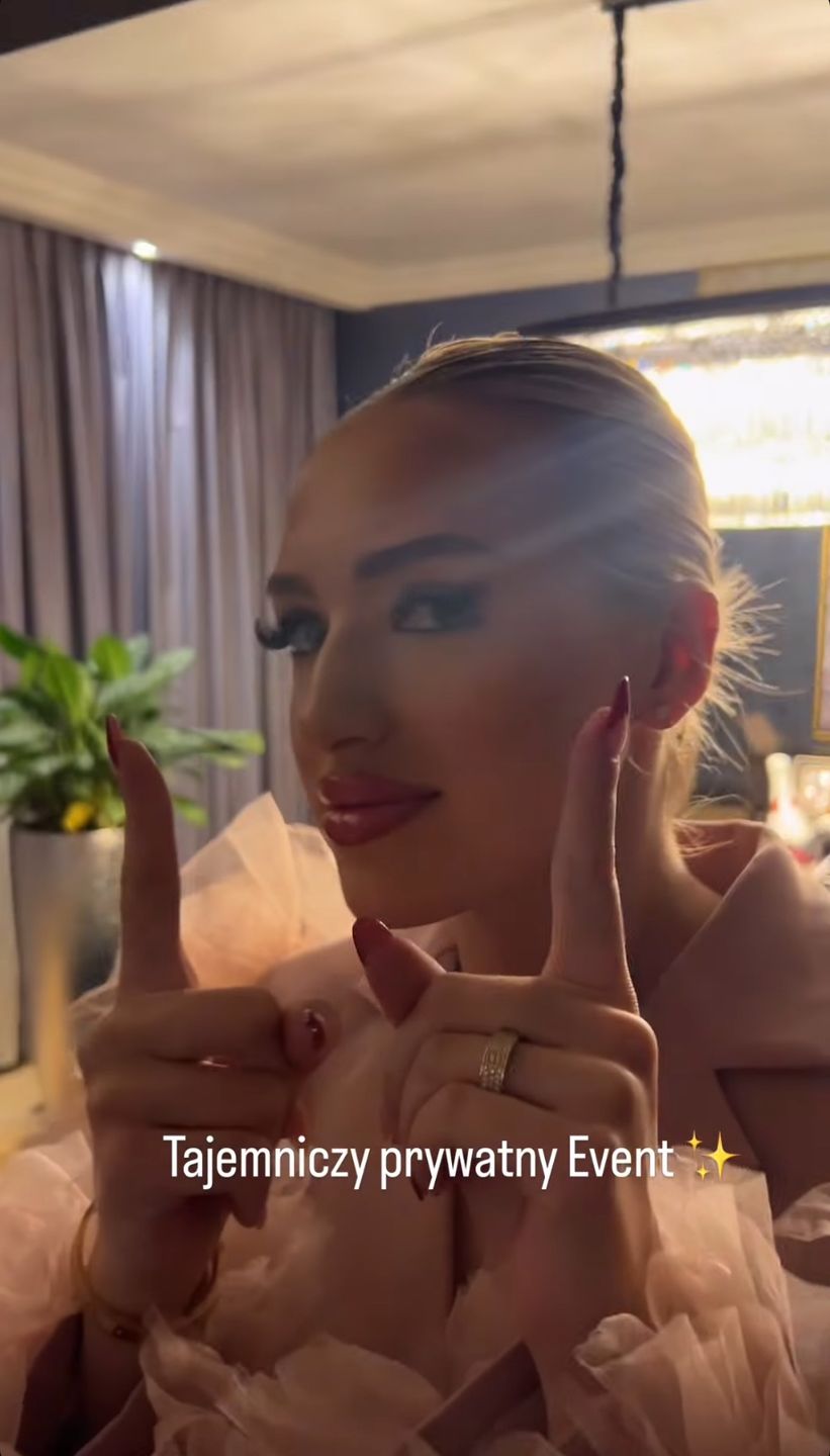 Caroline Derpienski zorganizowała prywatny event