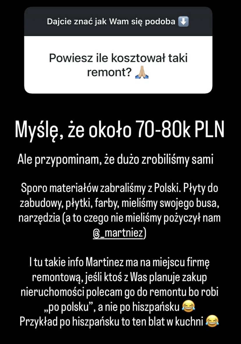 Blanka Lipińska, hiszpańska willa po remoncie