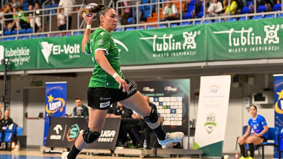 (Hiszpańska rozgrywająca Maria Prieto O&#39;Mullony jest najskuteczniejszą zawodniczką PGE MKS El-Volt Lublin w trwających rozgrywkach ORLEN Superligi Kobiet)