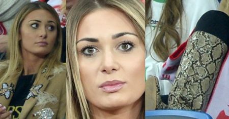 Jessica Ziółek w wężowych kozakach wspiera dzielnie swego chłopaka (ZDJĘCIA)
