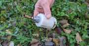 Rosyjski dron z granatem K-51. Broń chemiczna na wojnie w Ukrainie