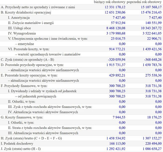 Wyniki finansowe Glob360